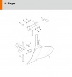 Stihl AHK 702 Tiller Accessory Spare Parts